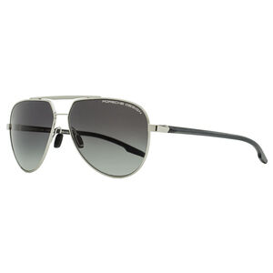 Porsche Design Modern Pilot Sunglasses P'8935 D Palladium/Matte Black 62mm